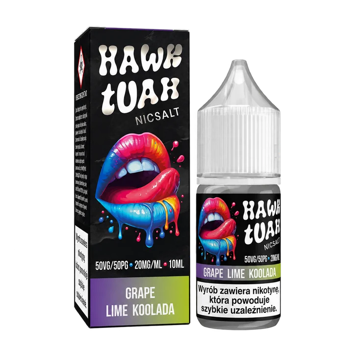Hawk Tuah NicSalt — Grape • Lime • Koolada