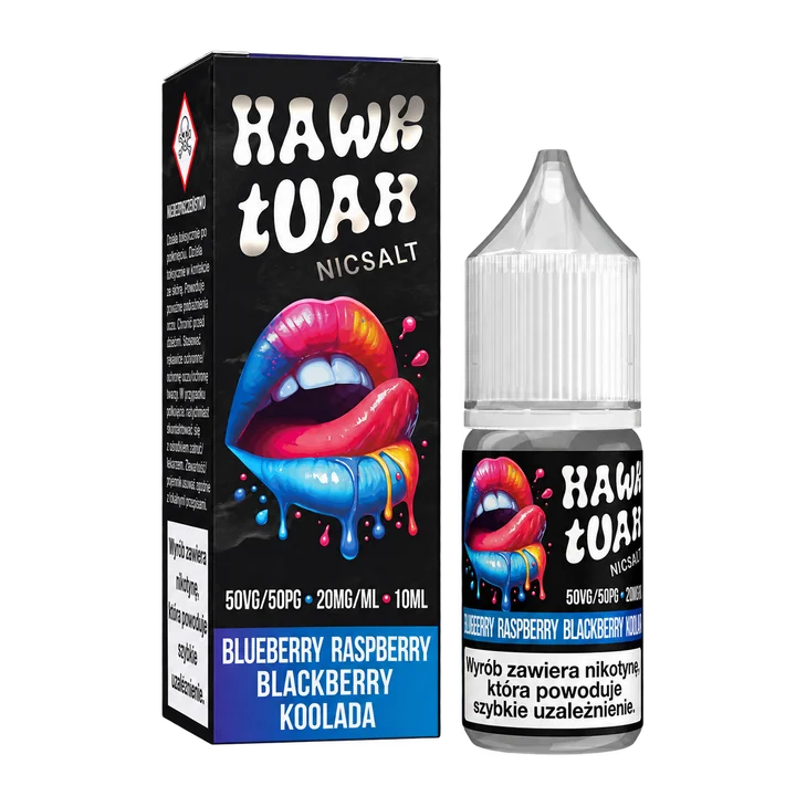 Hawk Tuah NicSalt — Blueberry • Raspberry • Blackberry • Koolada