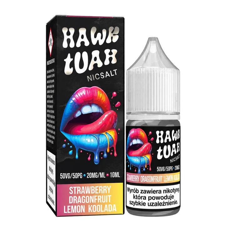 Hawk Tuah NicSalt — Strawberry • Dragonfruit • Lemon • Koolada