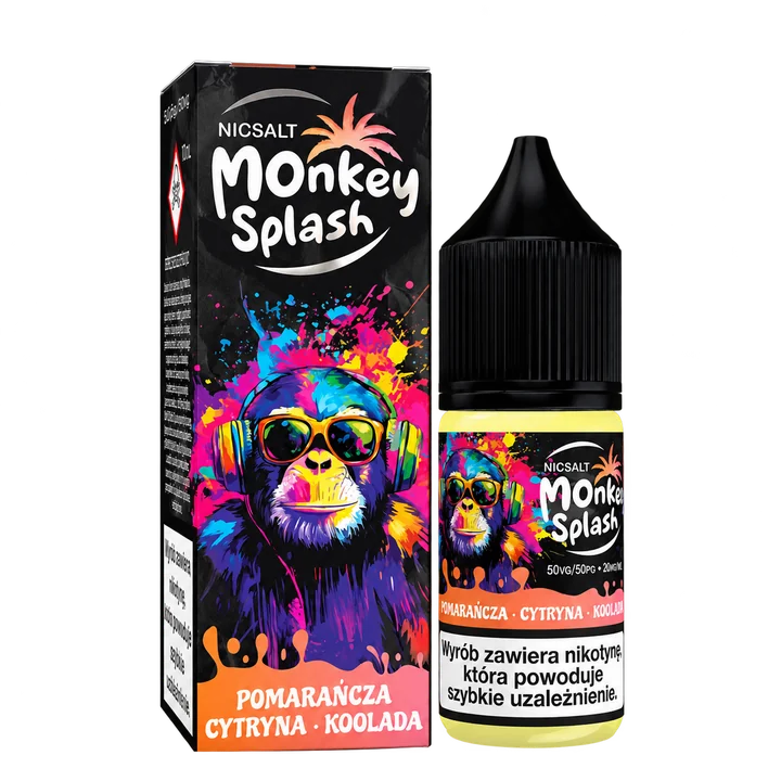 Monkey Splash NicSalt — Pomarańcza • Cytryna • Koolada