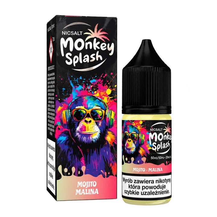 Monkey Splash NicSalt — Mojito • Malina