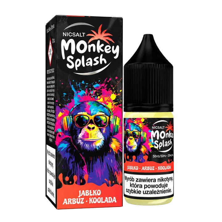 Monkey Splash NicSalt — Jabłko • Arbuz • Koolada