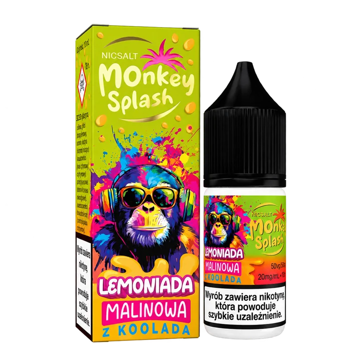 Monkey Splash NicSalt Lemoniada — Lemoniada malinowa z Kooladą