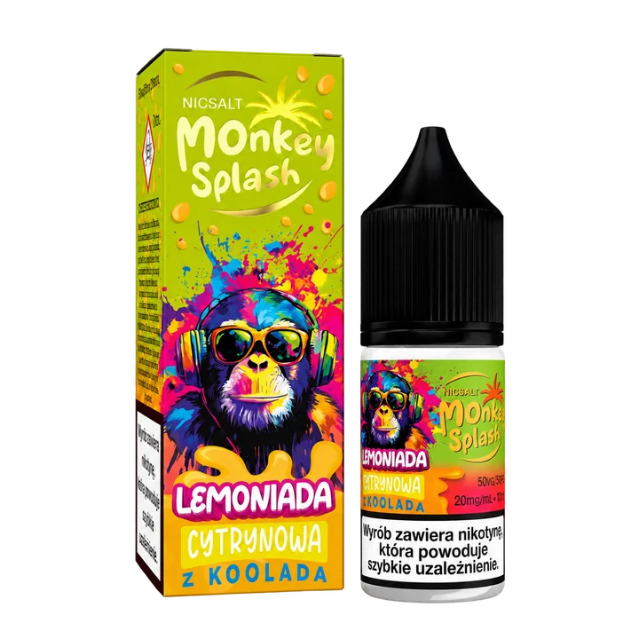 Monkey Splash NicSalt Lemoniada — Lemoniada cytrynowa z Kooladą