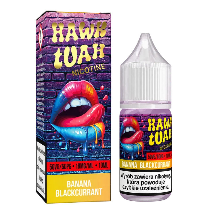 Hawk Tuah Nicotine — Banana • Blackcurrant