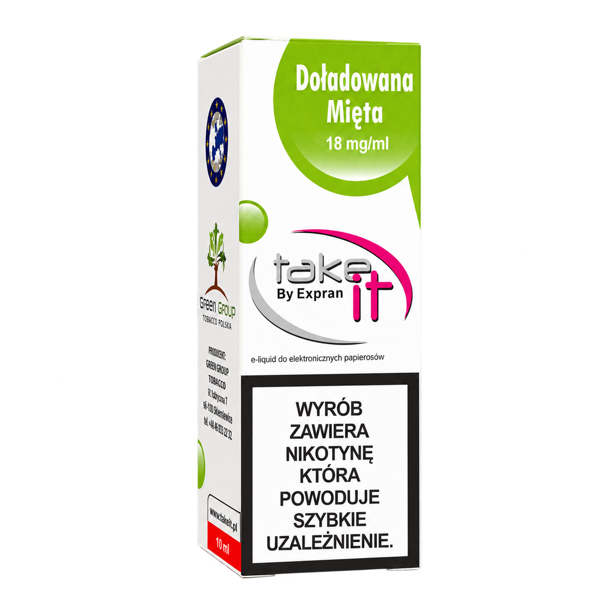 TAKE IT — DOŁADOWANA MIĘTA — 18 mg/ml