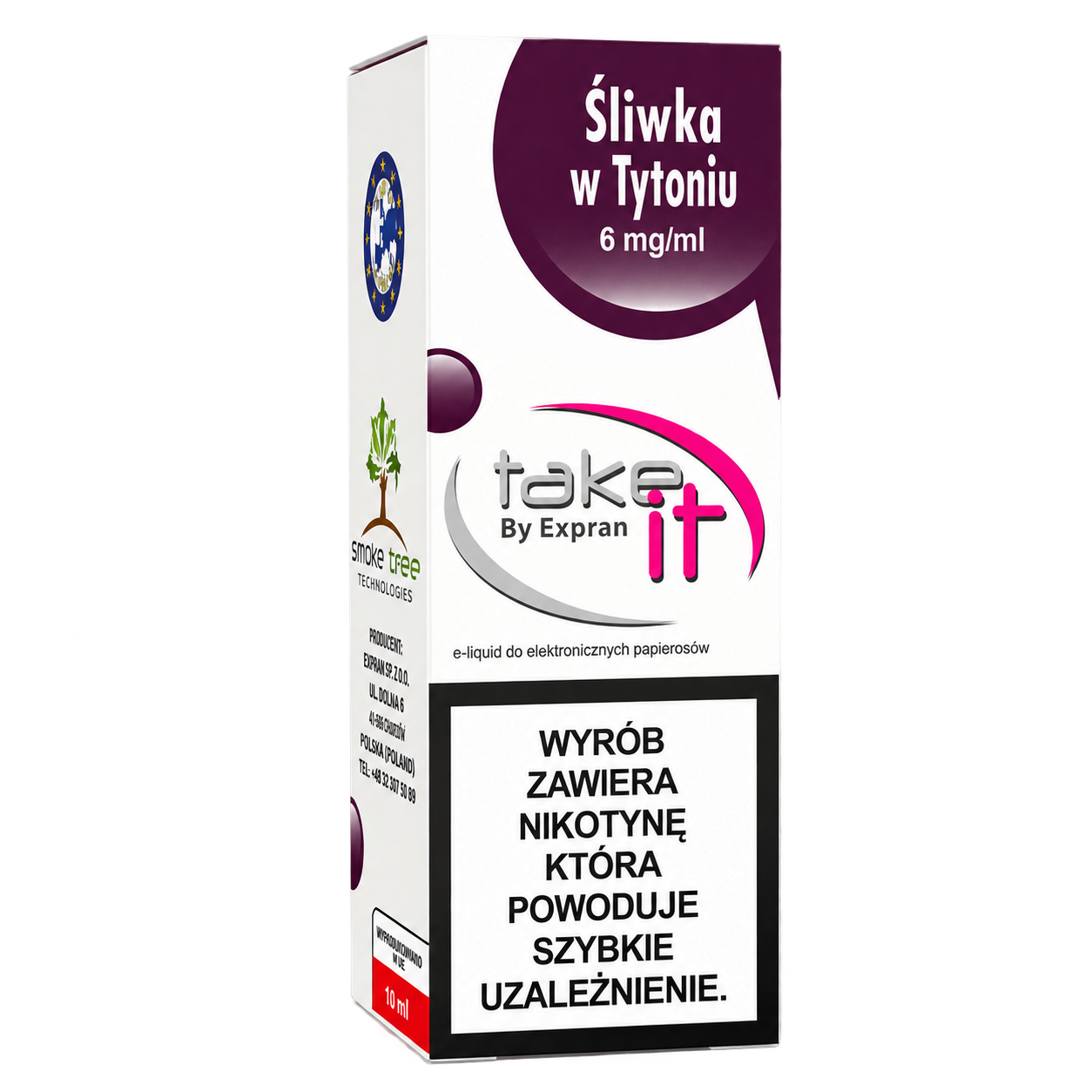 TAKE IT — ŚLIWKA W TYTONIU — 6 mg/ml