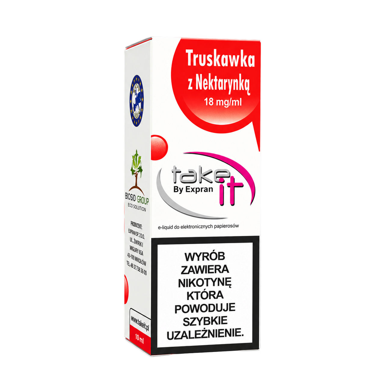 TAKE IT — TRUSKAWKA Z NEKTARYNKĄ — 18 mg/ml