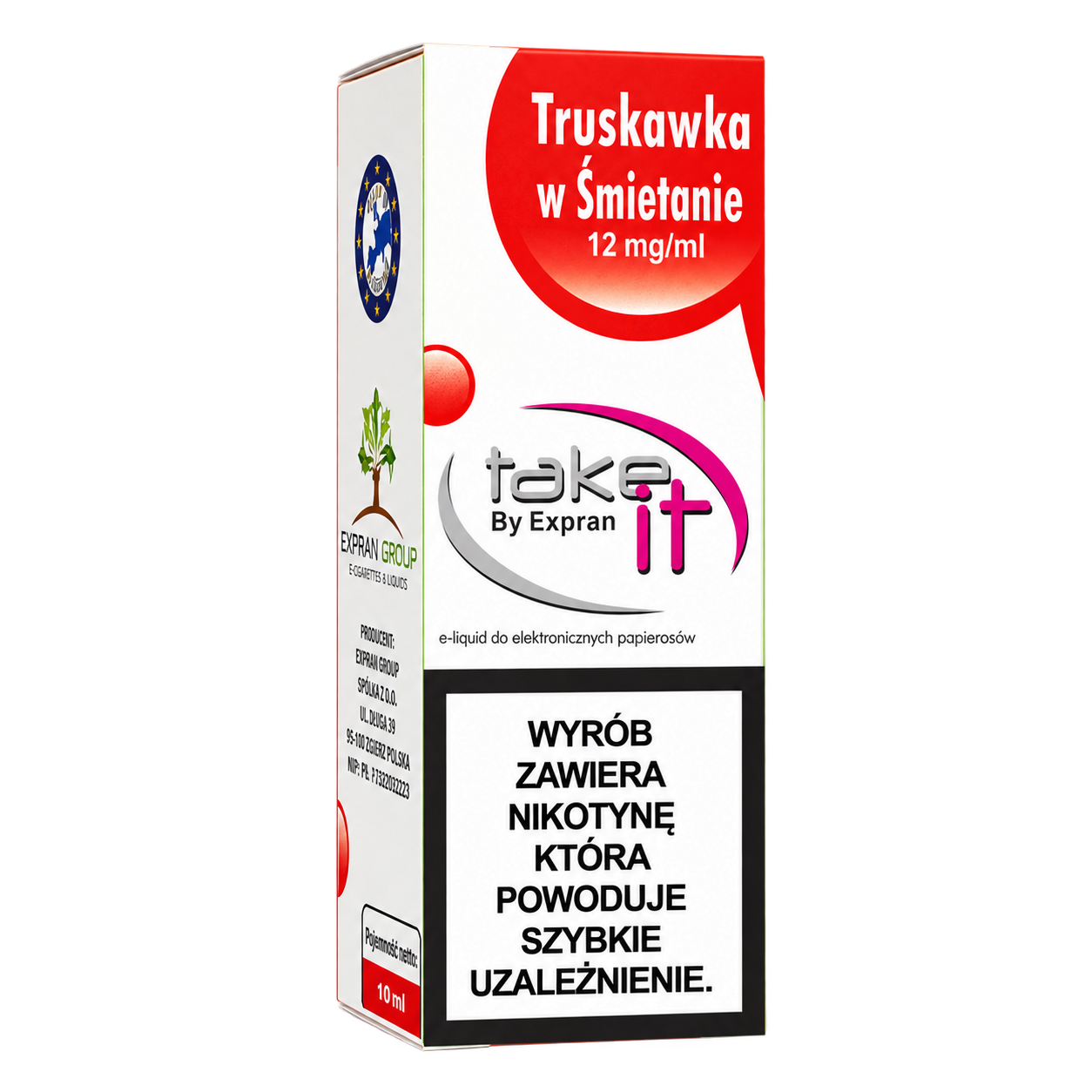 TAKE IT — TRUSKAWKA W ŚMIETANIE — 12 mg/ml