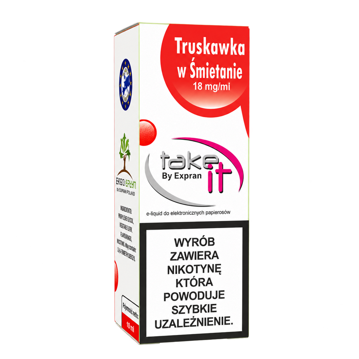 TAKE IT — TRUSKAWKA W ŚMIETANIE — 18 mg/ml