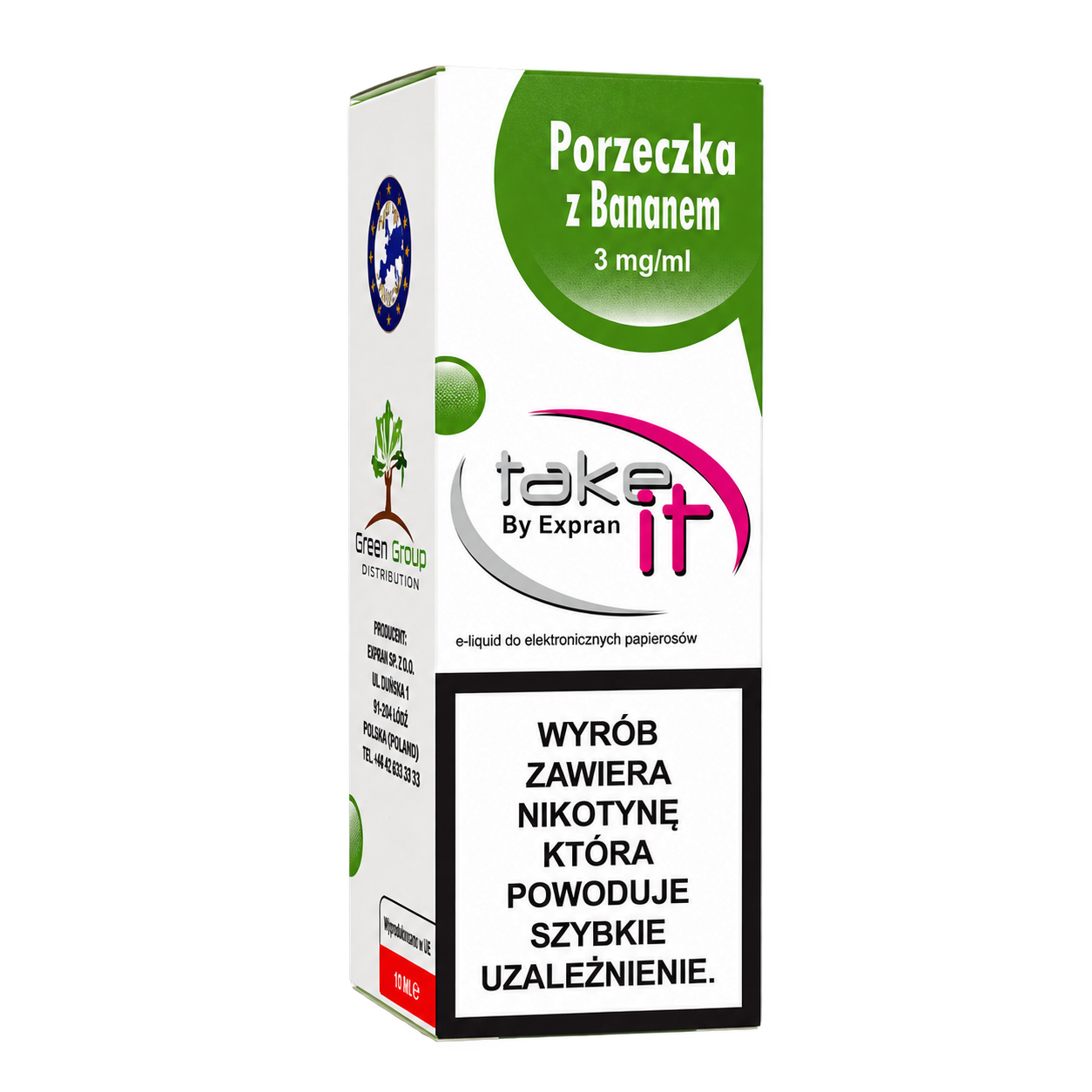 TAKE IT — PORZECZKA Z BANANEM — 3 mg/ml