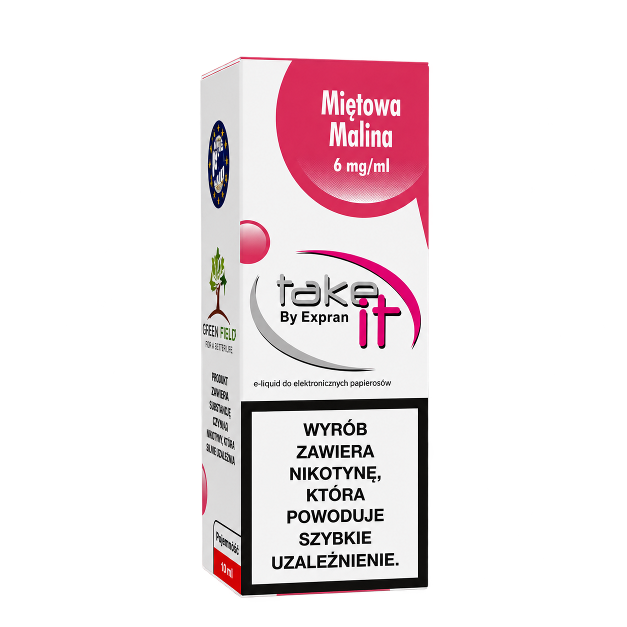 TAKE IT — MIĘTOWA MALINA — 6 mg/ml