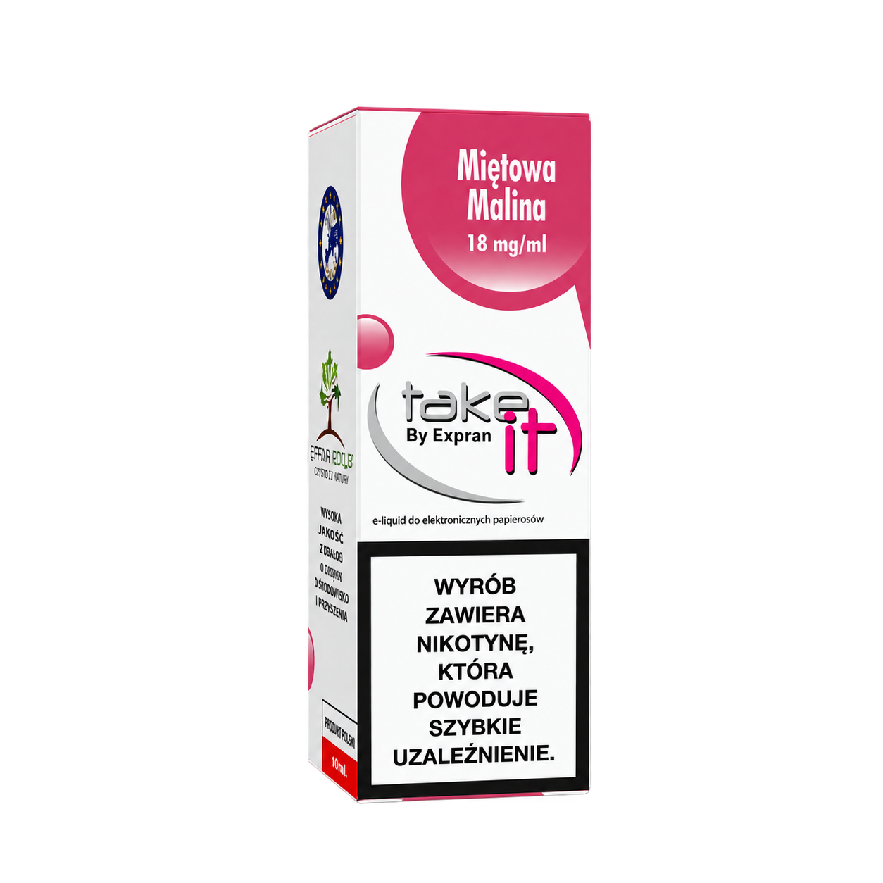 TAKE IT — MIĘTOWA MALINA — 18 mg/ml