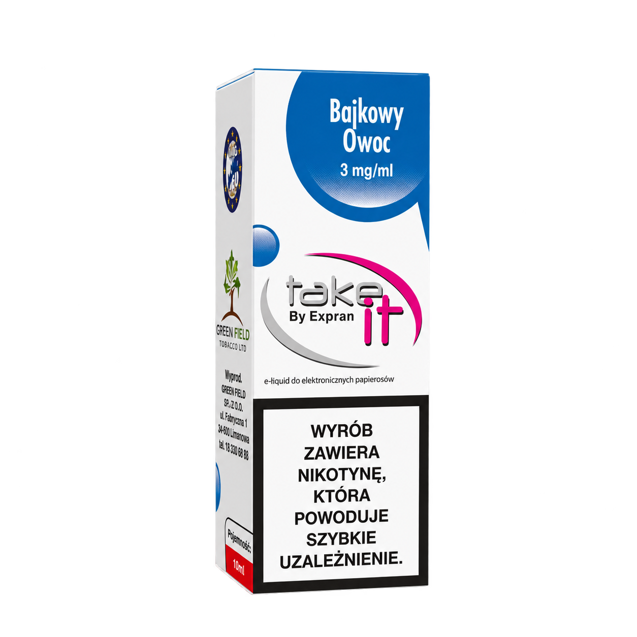 TAKE IT — BAJKOWY OWOC — 3 mg/ml