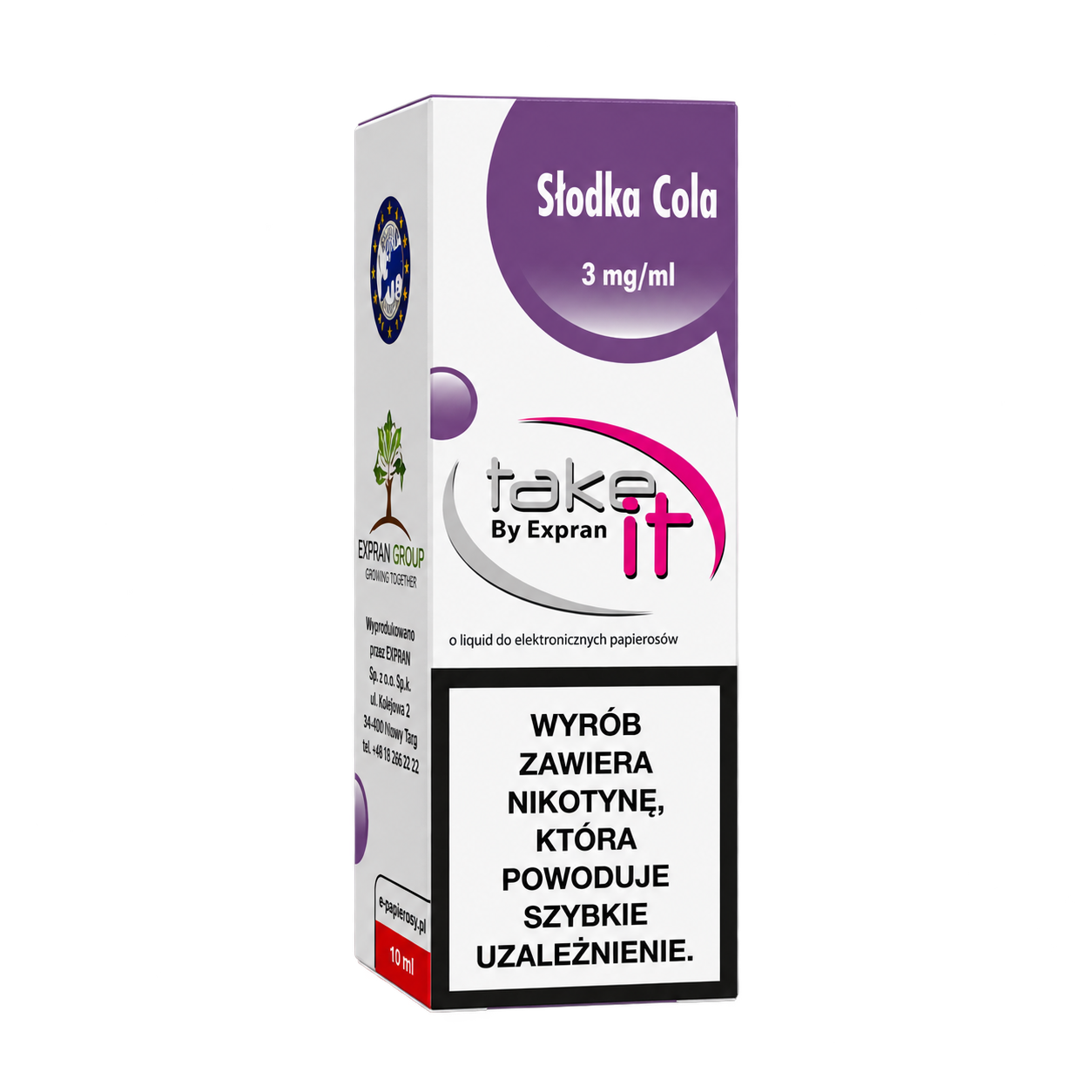 TAKE IT — SŁODKA COLA — 3 mg/ml