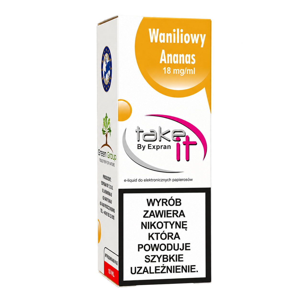 TAKE IT — WANILIOWY ANANAS — 18 mg/ml