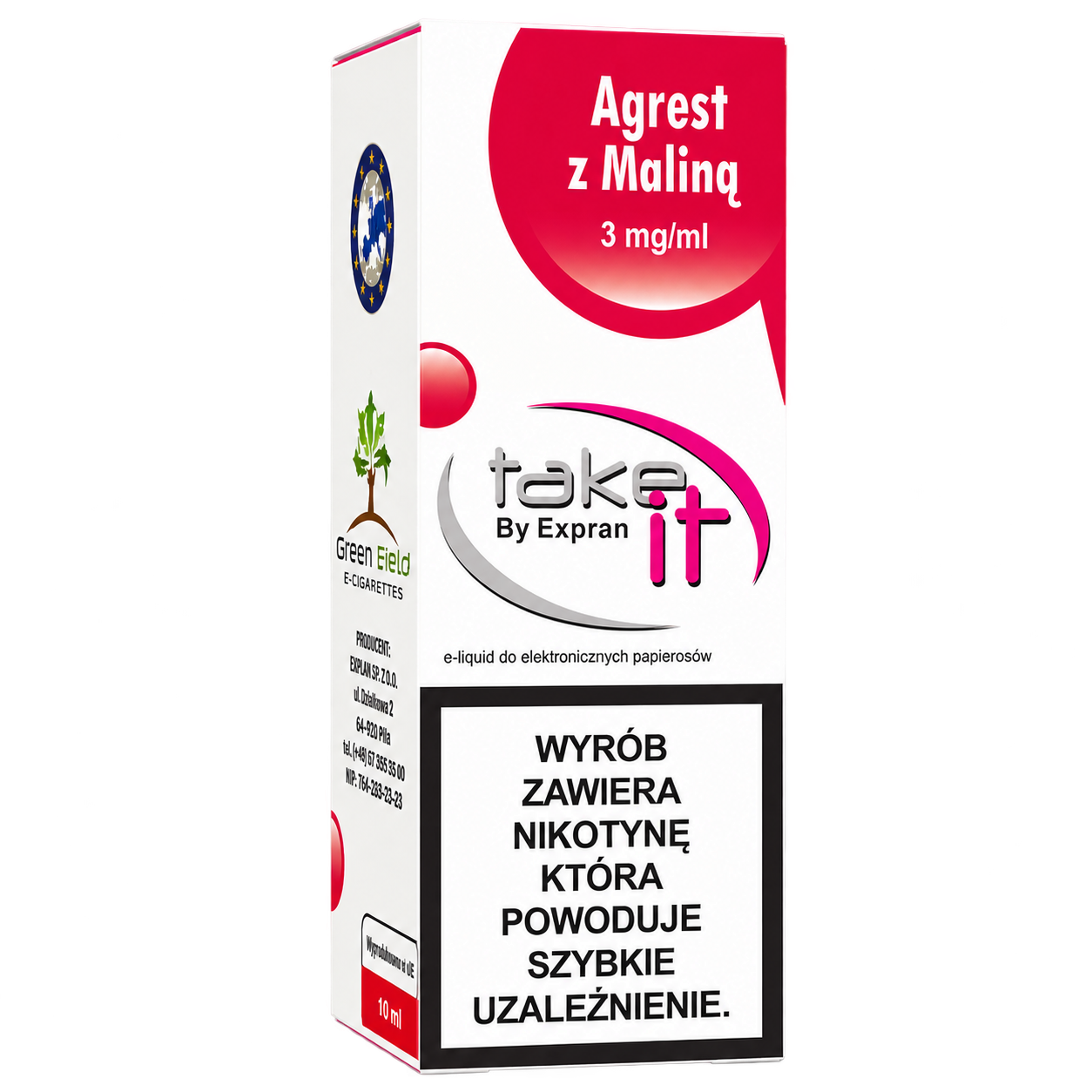 TAKE IT — AGREST Z MALINĄ — 3 mg/ml