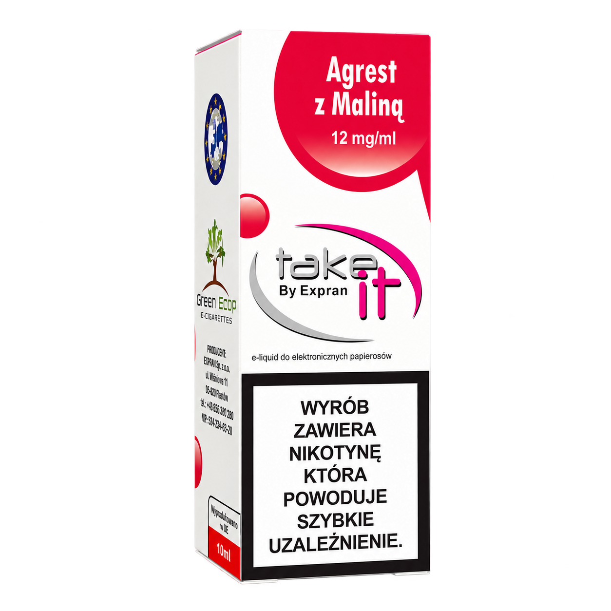 TAKE IT — AGREST Z MALINĄ — 12 mg/ml