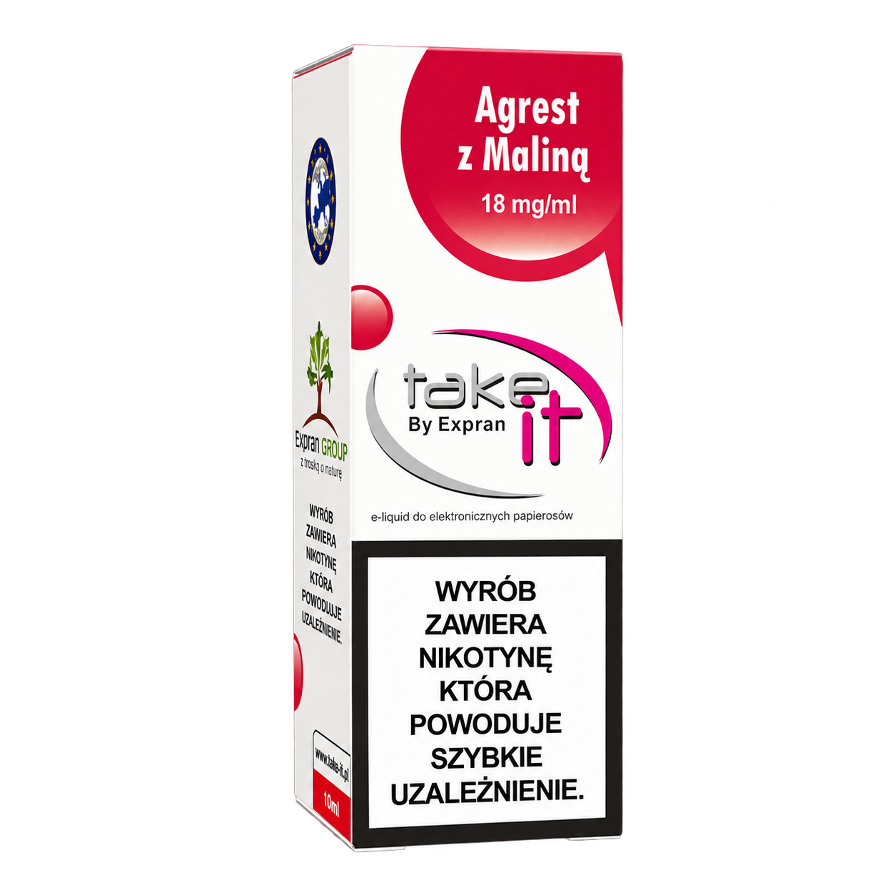 TAKE IT — AGREST Z MALINĄ — 18 mg/ml