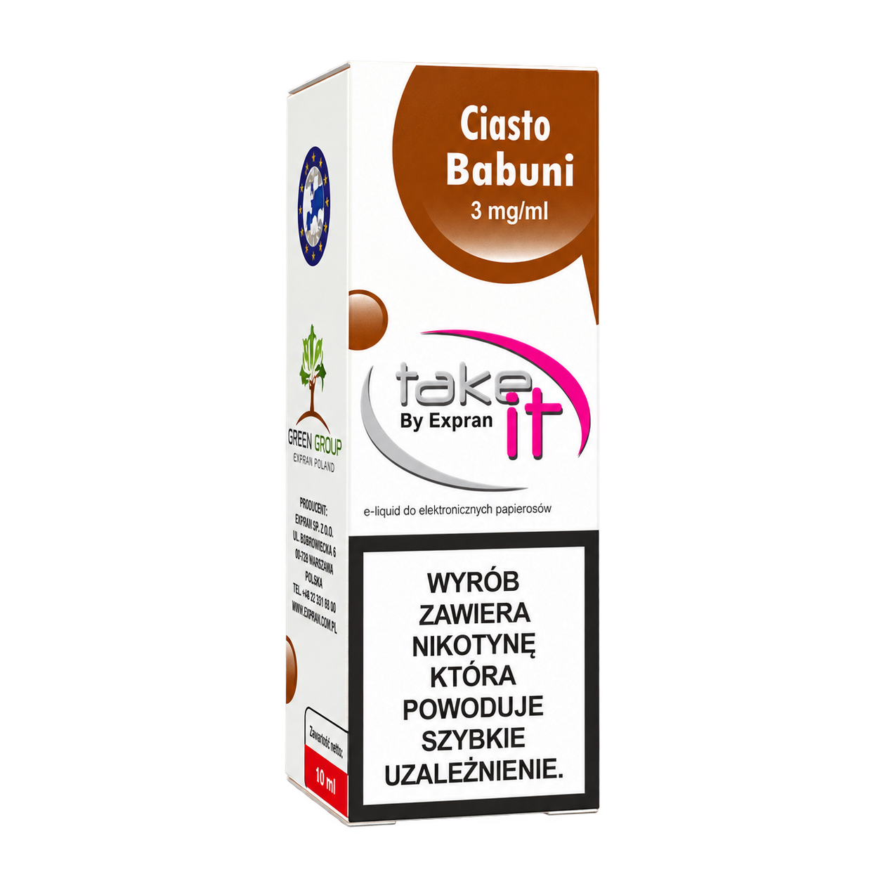 TAKE IT — CIASTO BABUNI — 3 mg/ml