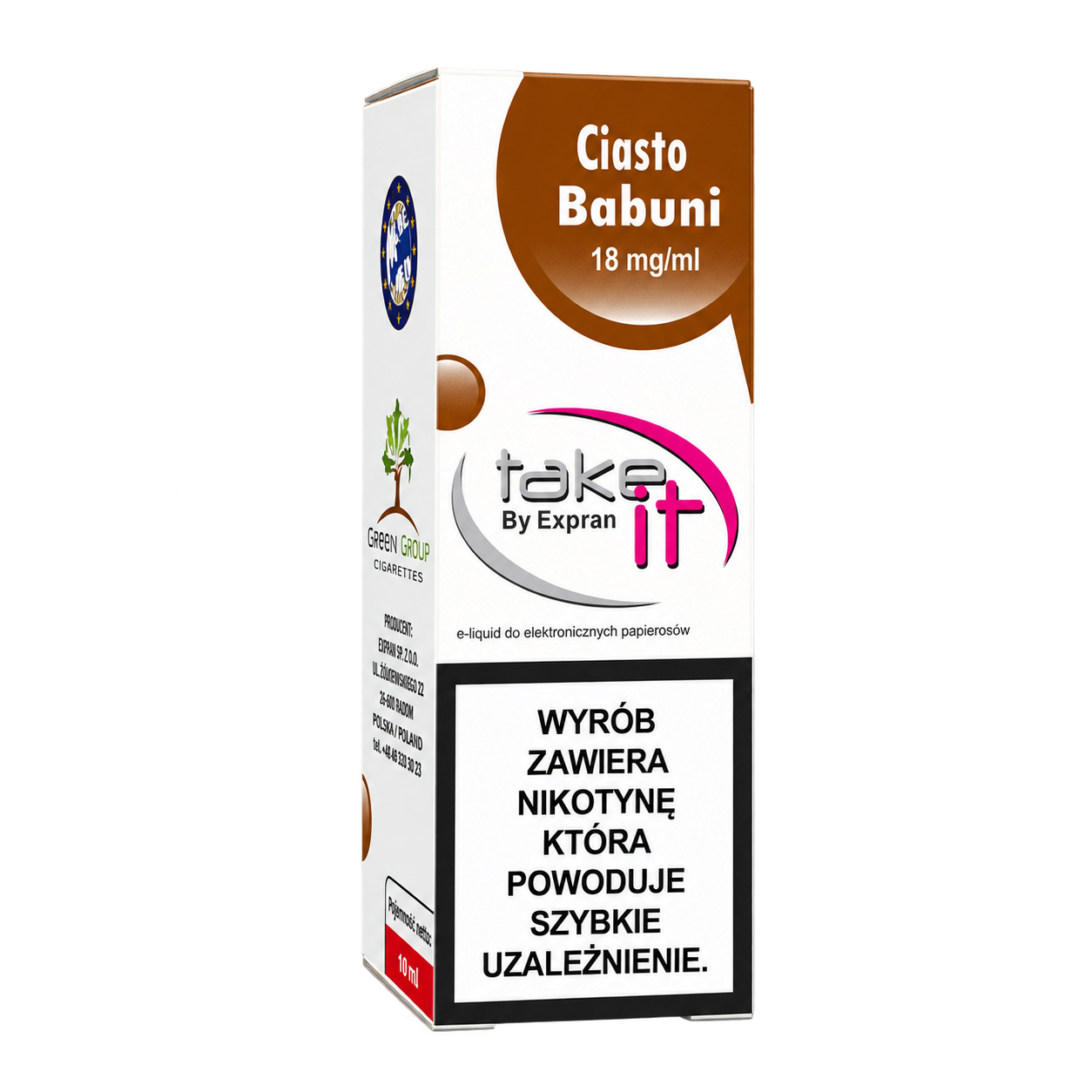 TAKE IT — CIASTO BABUNI — 18 mg/ml