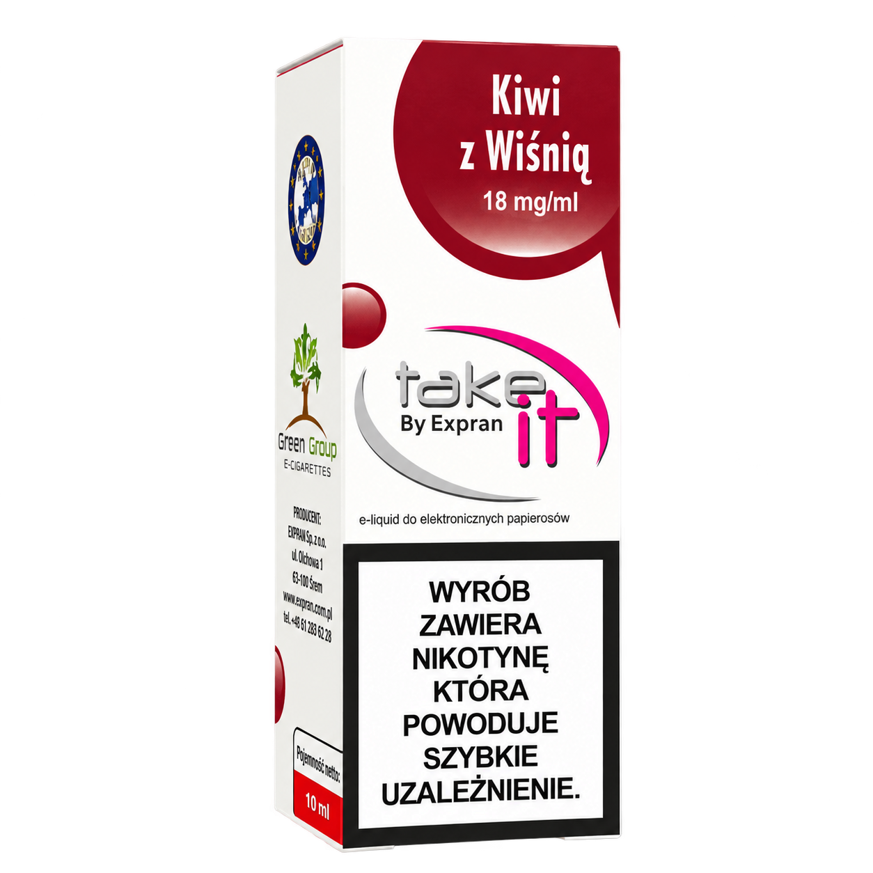 TAKE IT — KIWI Z WIŚNIĄ — 18 mg/ml