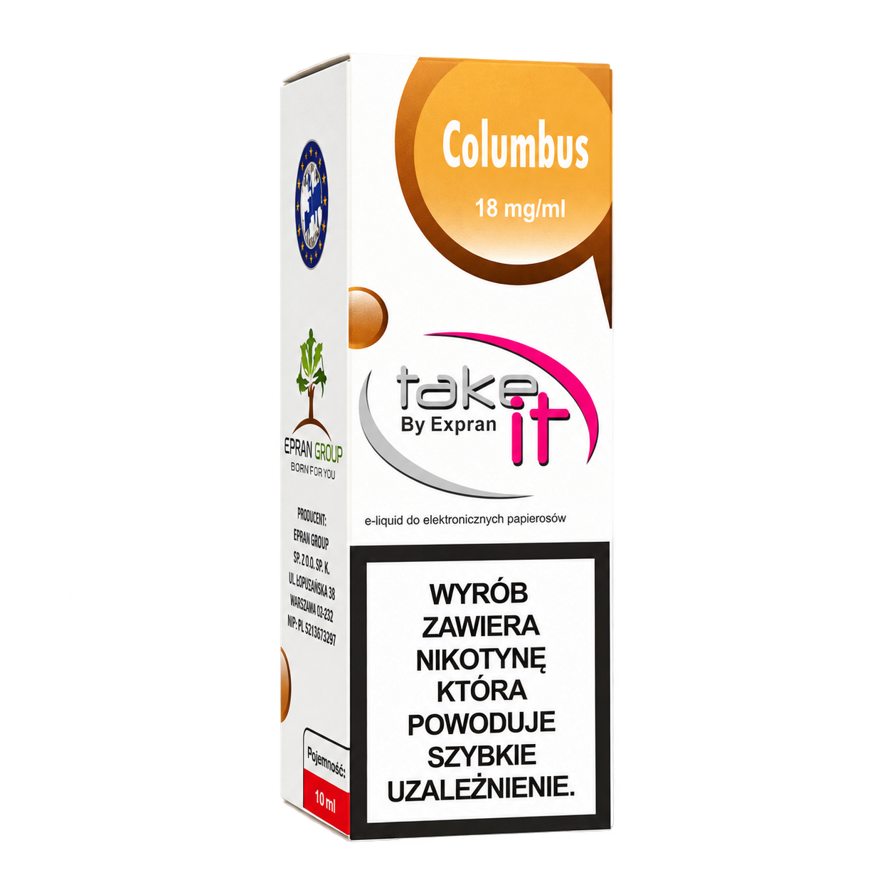 TAKE IT — COLUMBUS — 18 mg/ml